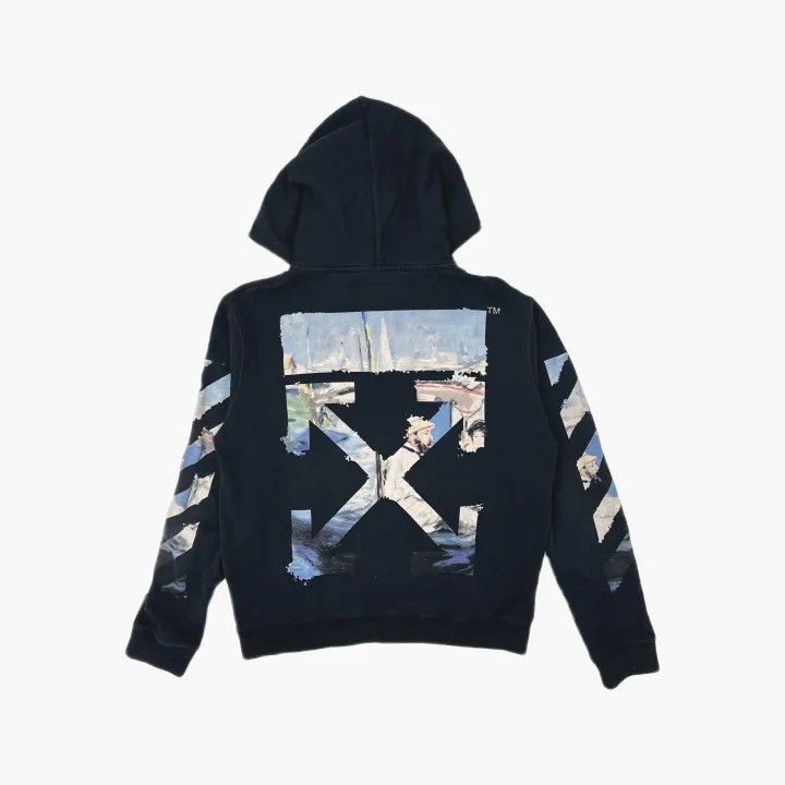 Off-White Off-White Graphic Zip Hoodie for Couples 0079 Size US L / EU 52-54 / 3 - 3 Thumbnail