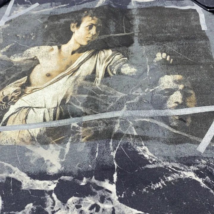 Off-White Off-White Marble Print Short Sleeve T-Shirt 0079 Size US XS / EU 42 / 0 - 6 Thumbnail