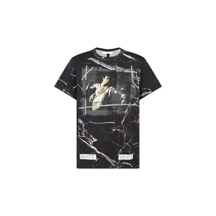 Off-White Off-White Marble Print Short Sleeve T-Shirt 0079 Size US XS / EU 42 / 0 - 2 Thumbnail