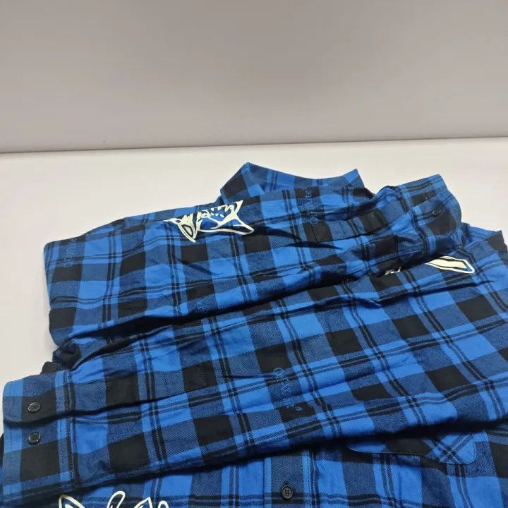 Off-White OFF-WHITE Plaid Animal Print Button-Up Shirt 0079 Size US L / EU 52-54 / 3 - 10 Thumbnail