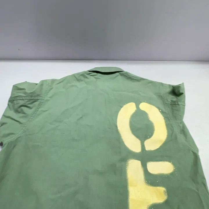 Off-White Off-White Embroidered Long Sleeve Green Jacket 0079 Size US S / EU 44-46 / 1 - 5 Thumbnail