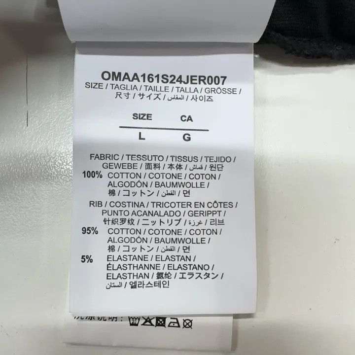 Off-White OFF-WHITE Black Logo Crew Neck T-Shirt 0079 Size US L / EU 52-54 / 3 - 5 Thumbnail