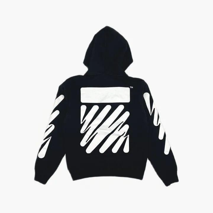 Off-White Off-White Black Graphic Print Hoodie for Men 0079 Size US S / EU 44-46 / 1 - 3 Thumbnail