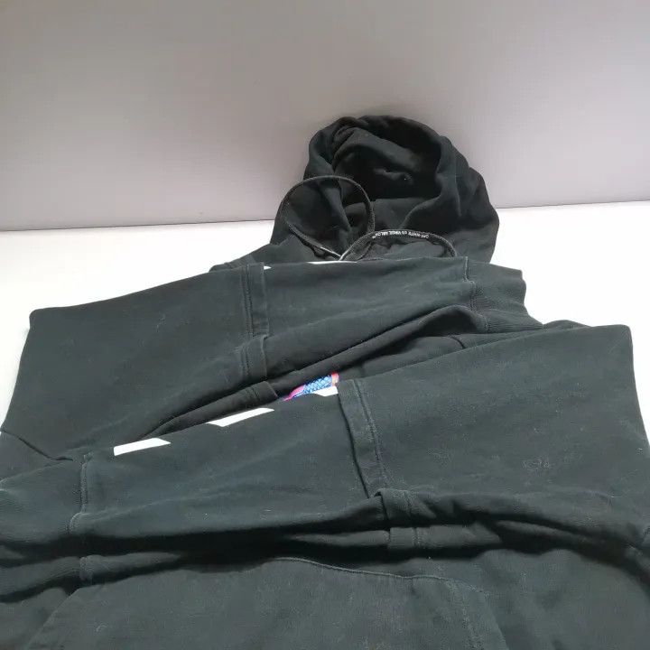 Off-White OFF-WHITE Graphic Print Black Hoodie for Men 0079 Size US XXL / EU 58 / 5 - 10 Thumbnail