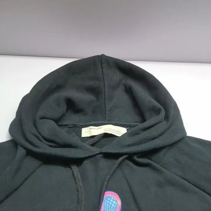 Off-White OFF-WHITE Graphic Print Black Hoodie for Men 0079 Size US XXL / EU 58 / 5 - 9 Thumbnail