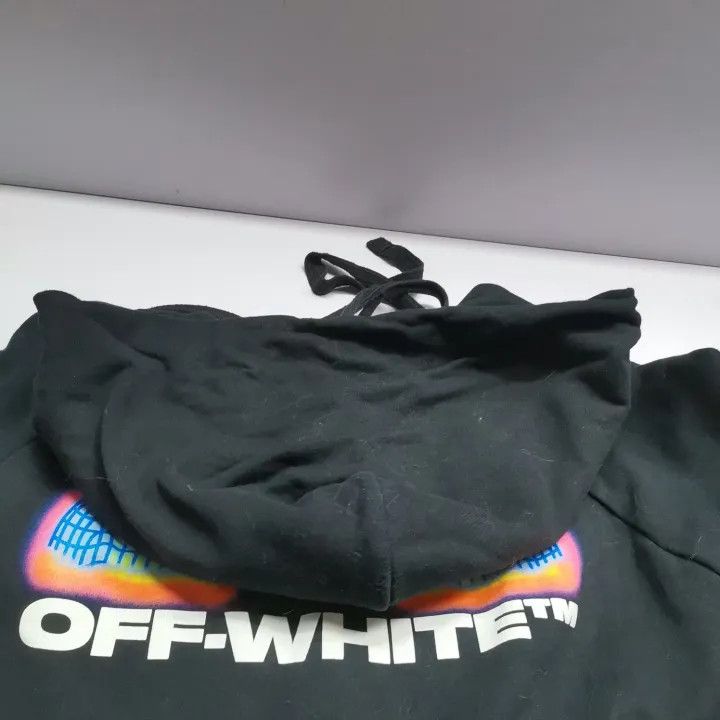 Off-White OFF-WHITE Graphic Print Black Hoodie for Men 0079 Size US XXL / EU 58 / 5 - 6 Thumbnail