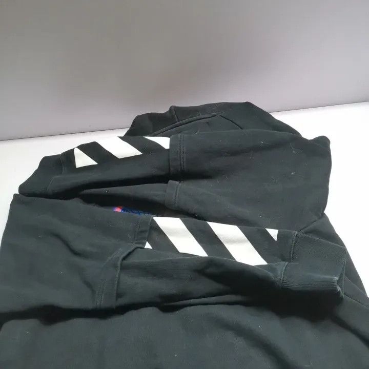 Off-White OFF-WHITE Graphic Print Black Hoodie for Men 0079 Size US XXL / EU 58 / 5 - 18 Thumbnail