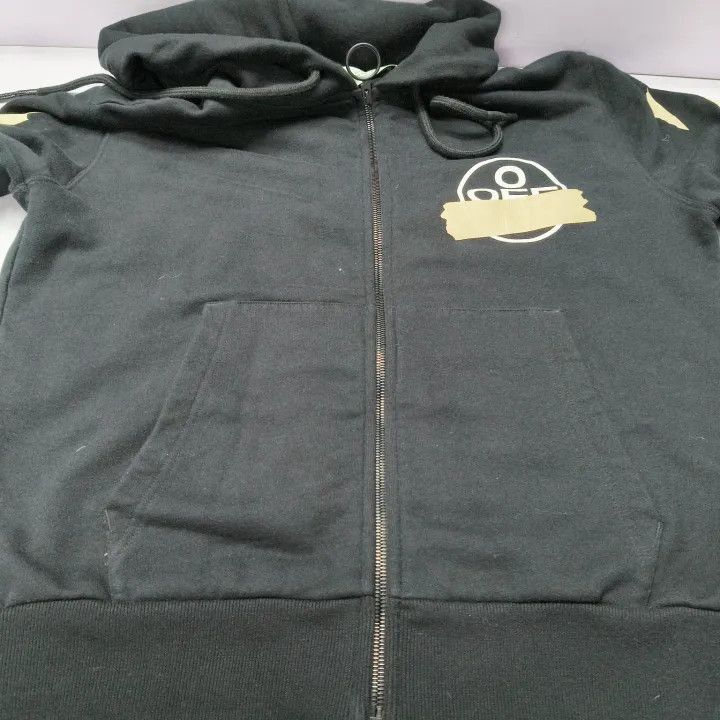 Off-White Off-White Black Hoodie with Gold Print 0079 Size US M / EU 48-50 / 2 - 8 Thumbnail