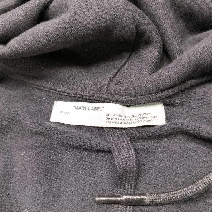 Off-White Off-White Black Hoodie with Gold Print 0079 Size US M / EU 48-50 / 2 - 4 Thumbnail