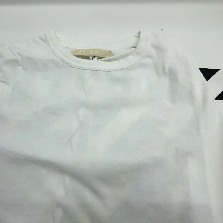 Off-White OFF-WHITE C/O Virgil Abloh Striped Long Sleeve T-Shirt 0079 Size US XS / EU 42 / 0 - 7 Thumbnail
