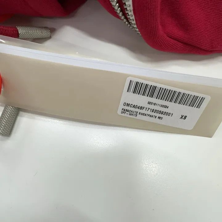 Off-White Off-White Red Logo Printed Sweatpants 0079 Size US 26 / EU 42 - 5 Thumbnail