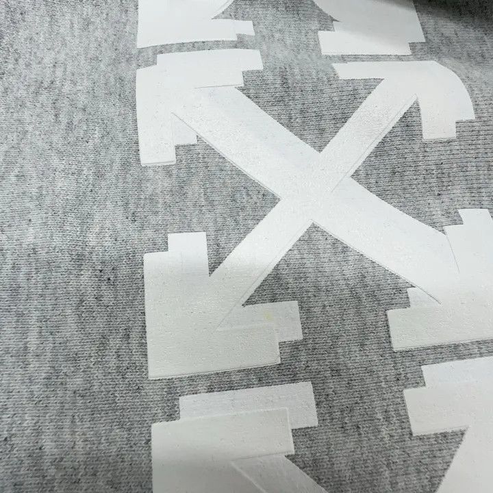 Off-White Off-White Gray Logo Design Casual Pants 0079 Size US 28 / EU 44 - 6 Thumbnail
