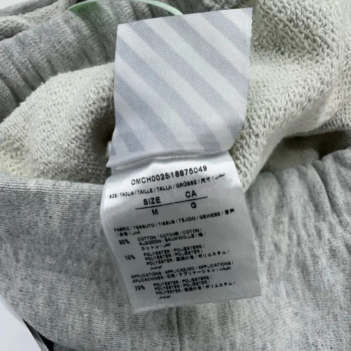 Off-White Off-White Gray Logo Design Casual Pants 0079 Size US 28 / EU 44 - 3 Thumbnail