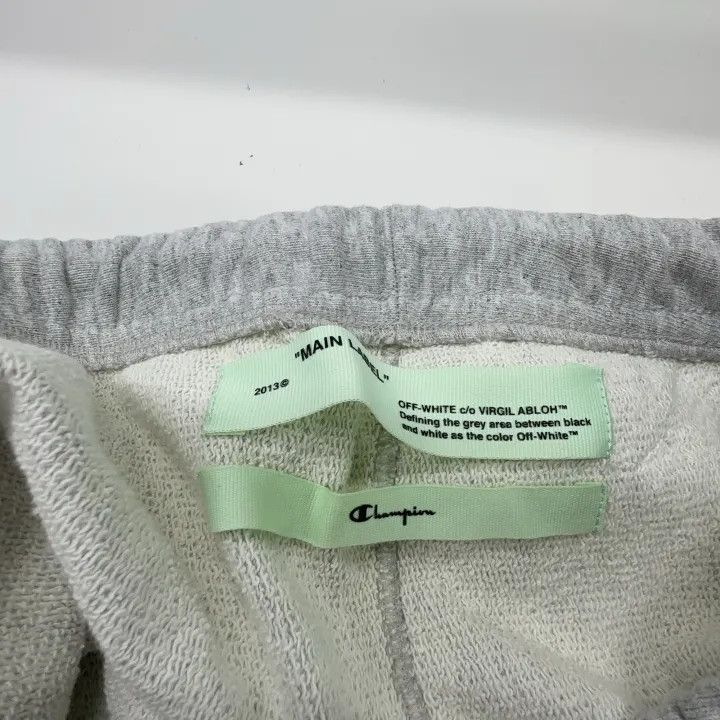 Off-White Off-White Gray Logo Design Casual Pants 0079 Size US 28 / EU 44 - 4 Thumbnail