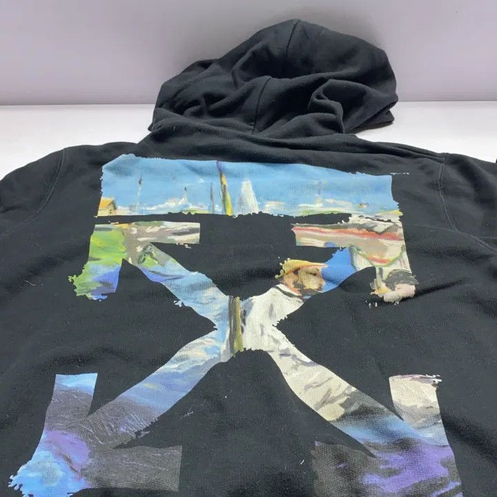 Off-White Off-White Painted Arrow Graphic Zip Hoodie 0079 Size US M / EU 48-50 / 2 - 3 Thumbnail