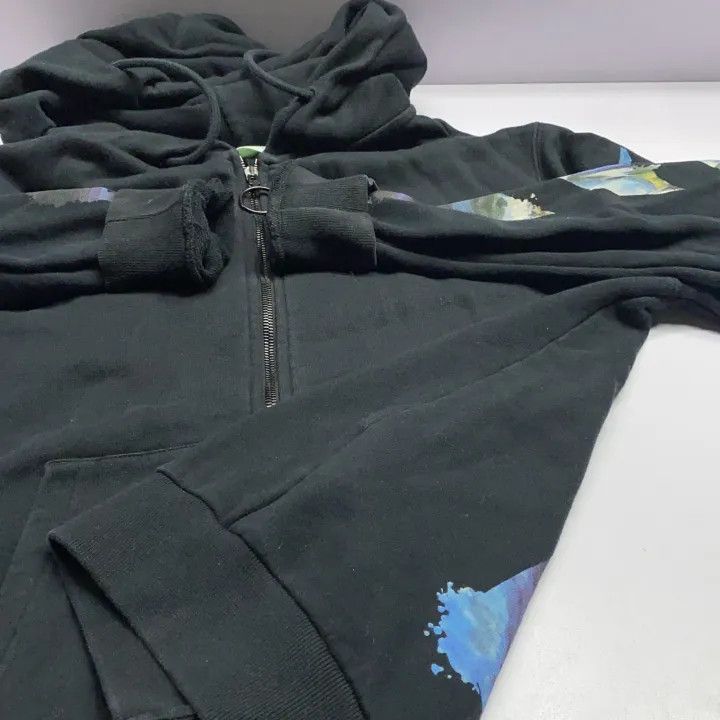 Off-White Off-White Painted Arrow Graphic Zip Hoodie 0079 Size US M / EU 48-50 / 2 - 13 Thumbnail