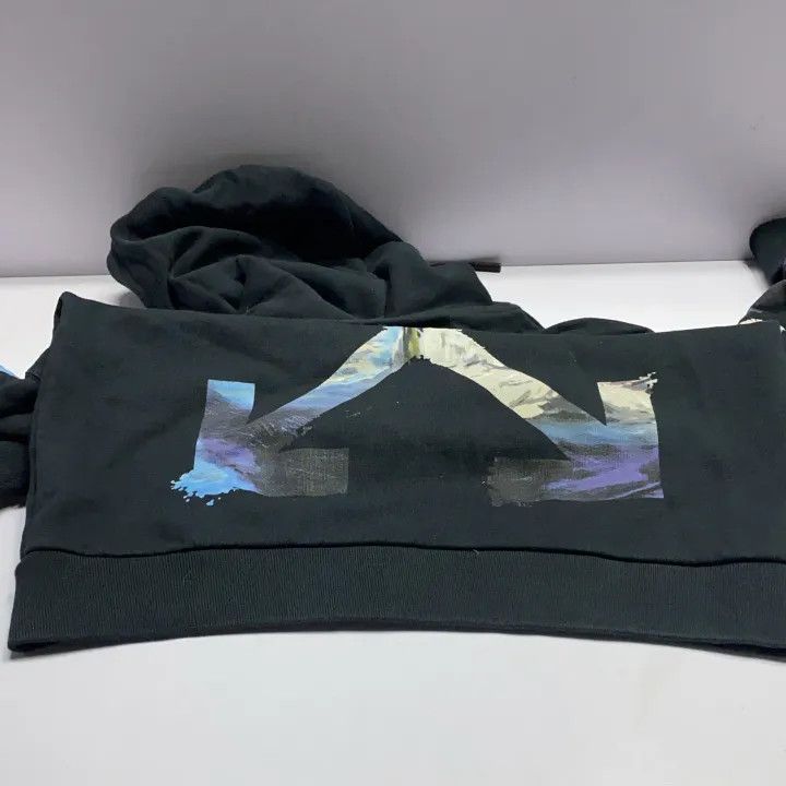 Off-White Off-White Painted Arrow Graphic Zip Hoodie 0079 Size US M / EU 48-50 / 2 - 14 Thumbnail