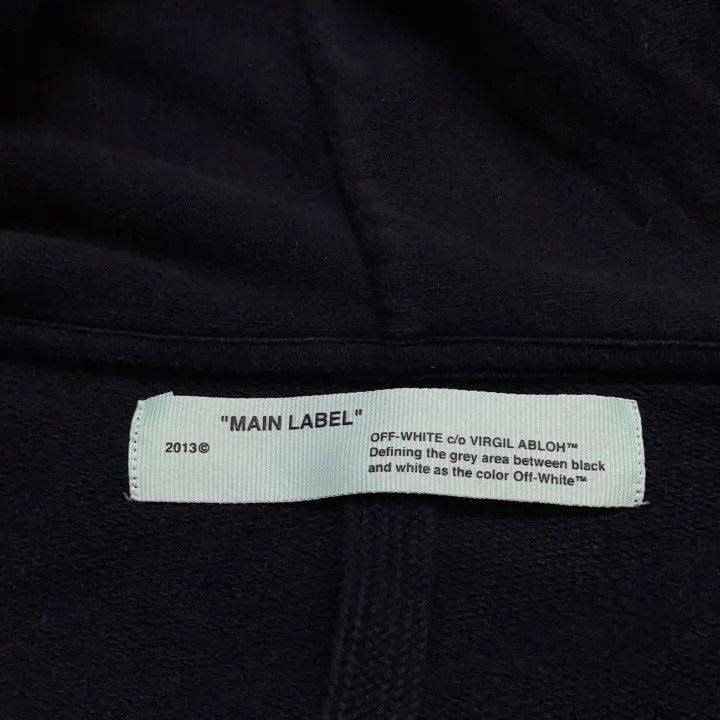 Off-White Off-White Painted Arrow Graphic Zip Hoodie 0079 Size US M / EU 48-50 / 2 - 5 Thumbnail