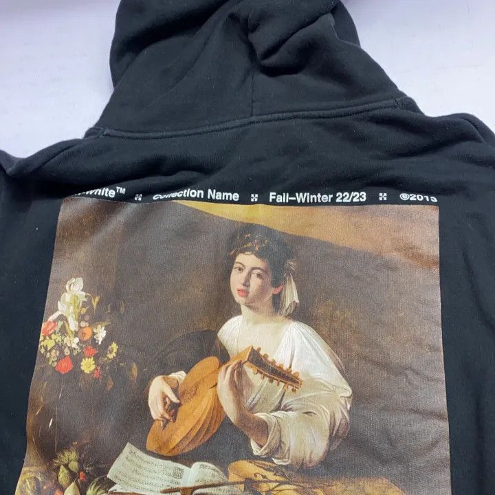 Off-White Off-White Black Graphic Hoodie for Men 0079 Size US L / EU 52-54 / 3 - 7 Thumbnail