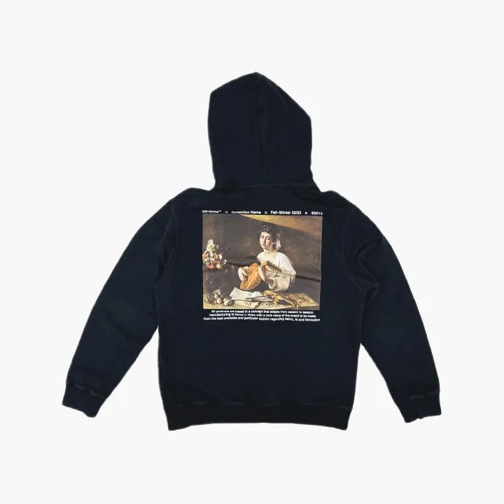 Off-White Off-White Black Graphic Hoodie for Men 0079 Size US L / EU 52-54 / 3 - 3 Thumbnail