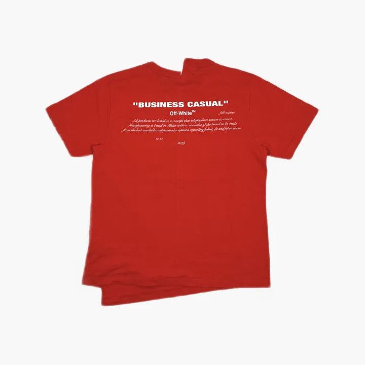 Off-White Off-White Portrait Print Irregular Red T-shirt 0079 Size US M / EU 48-50 / 2 - 3 Thumbnail