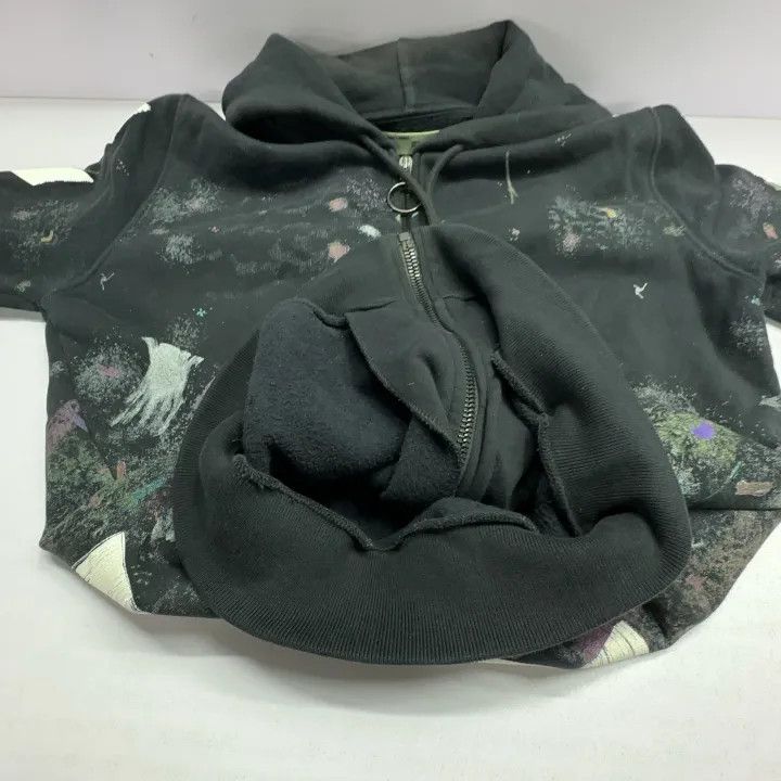 Off-White OFF-WHITE Galaxy Brush Black Hoodie for Men 0079 Size US XS / EU 42 / 0 - 11 Thumbnail