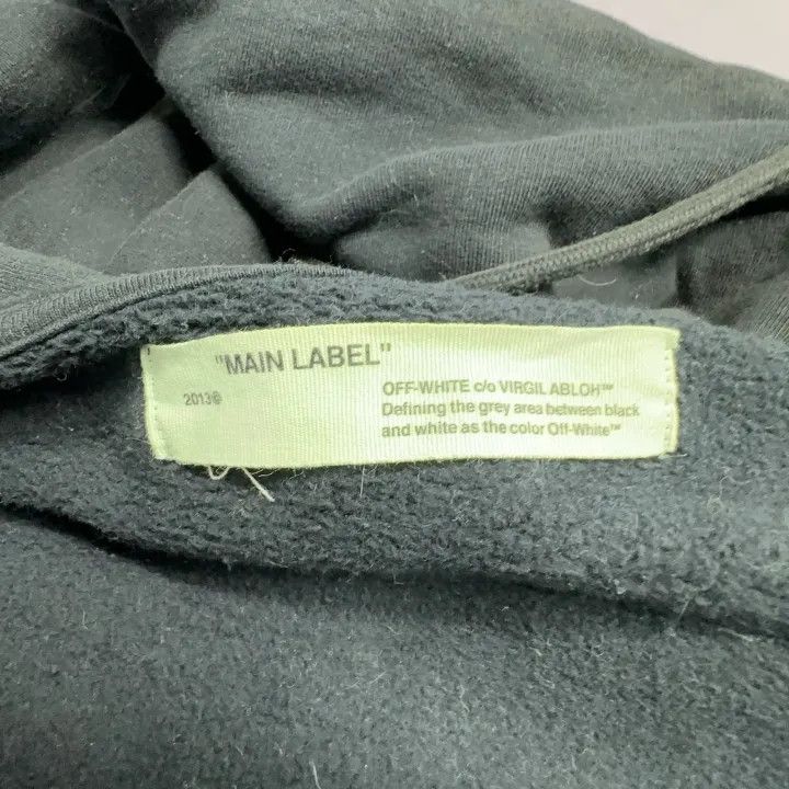Off-White OFF-WHITE Galaxy Brush Black Hoodie for Men 0079 Size US XS / EU 42 / 0 - 4 Thumbnail