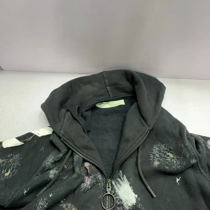 Off-White OFF-WHITE Galaxy Brush Black Hoodie for Men 0079 Size US XS / EU 42 / 0 - 7 Thumbnail