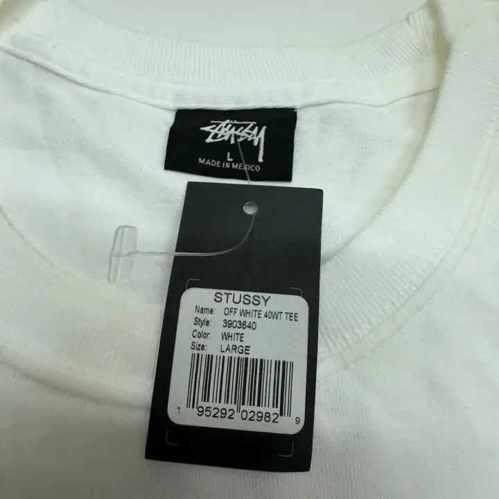 Off-White Stussy x OFF-WHITE Vintage Graphic Tee 0079 Size US L / EU 52-54 / 3 - 3 Thumbnail