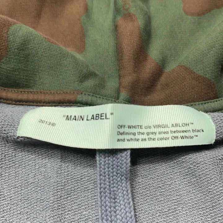 Off-White Off-White Camouflage Print Hoodie for Men 0079 Size US XXS / EU 40 - 4 Thumbnail