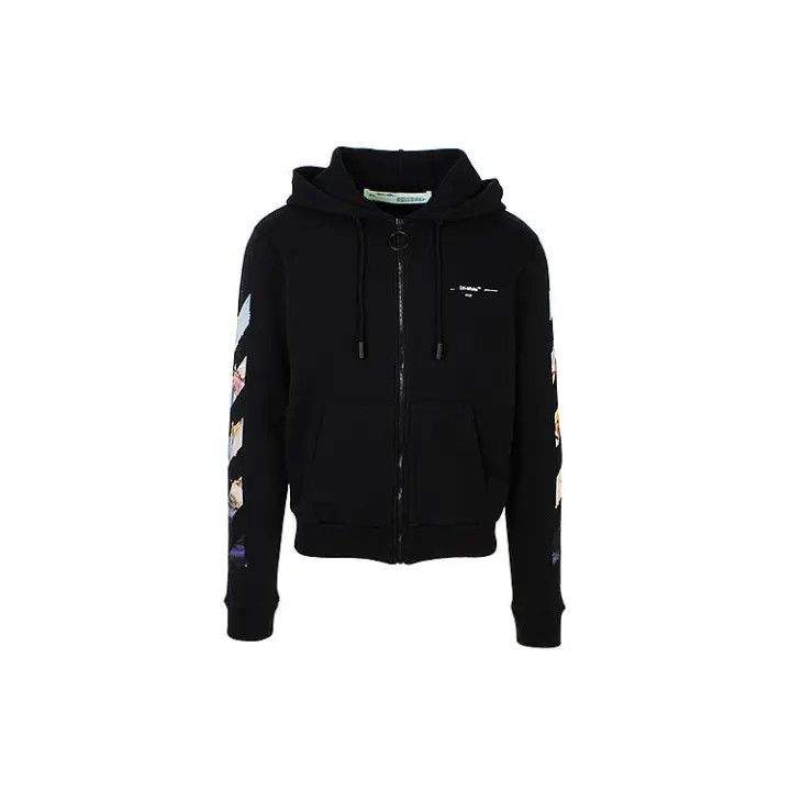 Off-White Off-White Artistic Arrow Print Hooded Sweatshirt 0079 Size US S / EU 44-46 / 1 - 2 Thumbnail