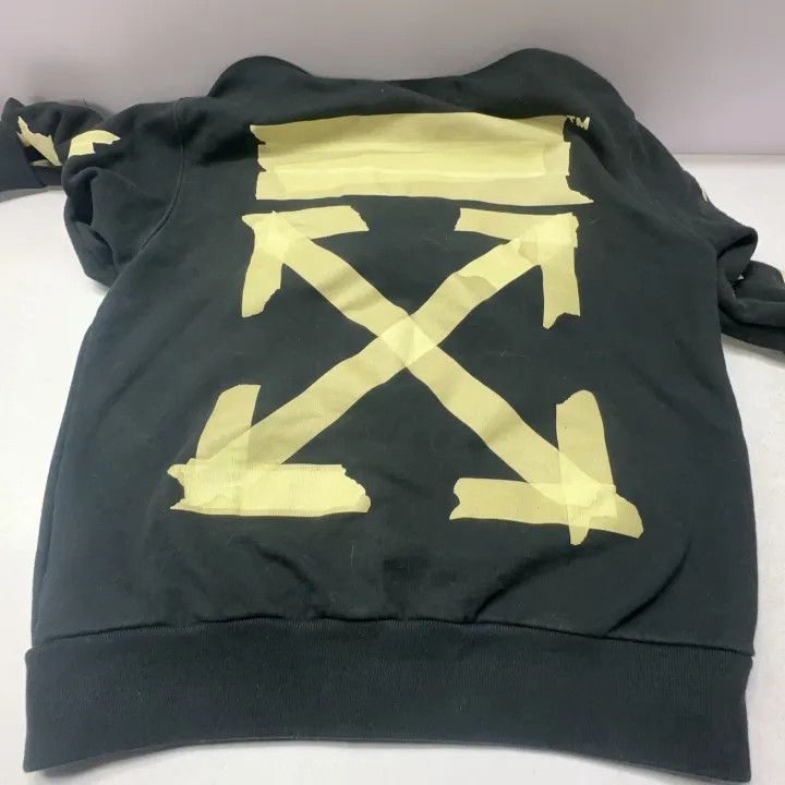 Off-White Off-White Black Hoodie with Arrow Print 0079 Size US M / EU 48-50 / 2 - 12 Thumbnail