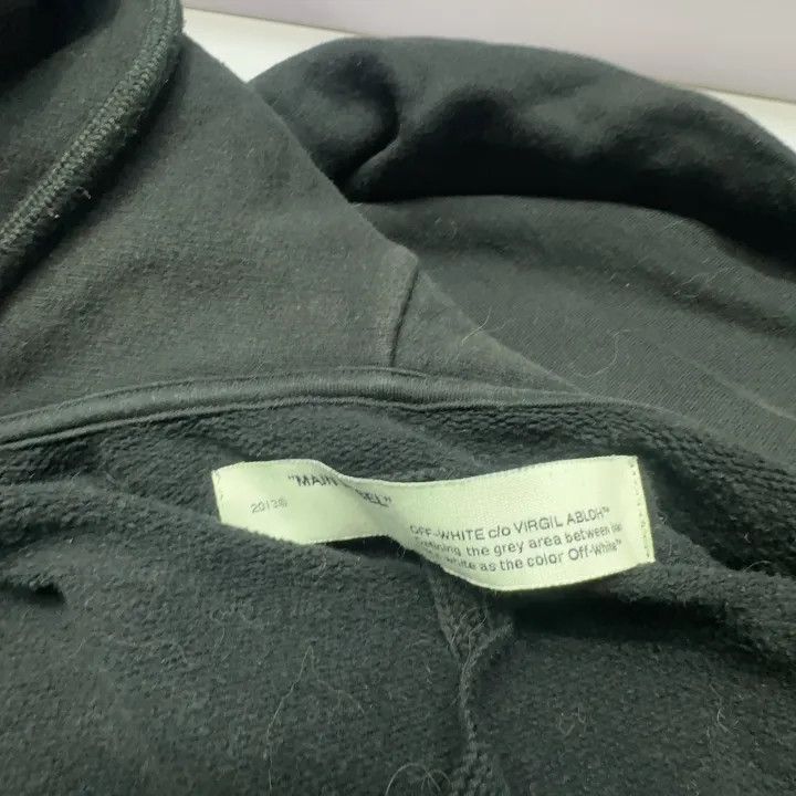 Off-White Off-White Black Hoodie with Arrow Print 0079 Size US M / EU 48-50 / 2 - 5 Thumbnail
