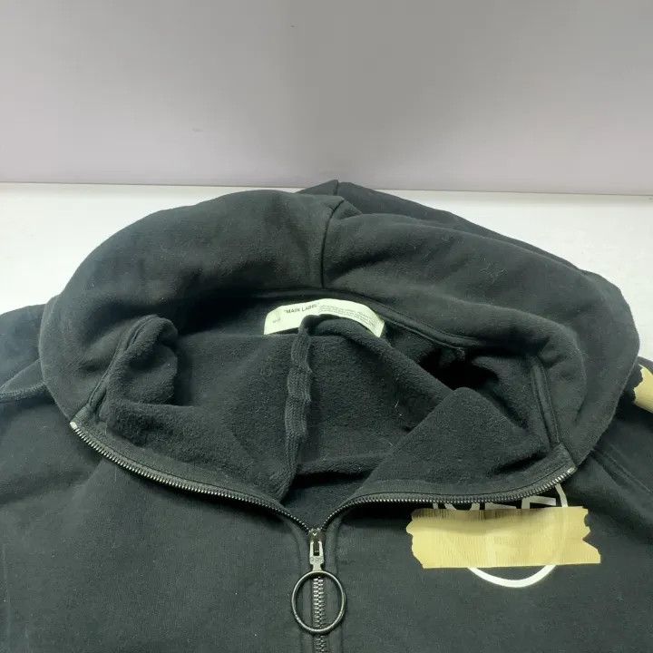 Off-White Off-White Black Hoodie with Arrow Print 0079 Size US M / EU 48-50 / 2 - 7 Thumbnail