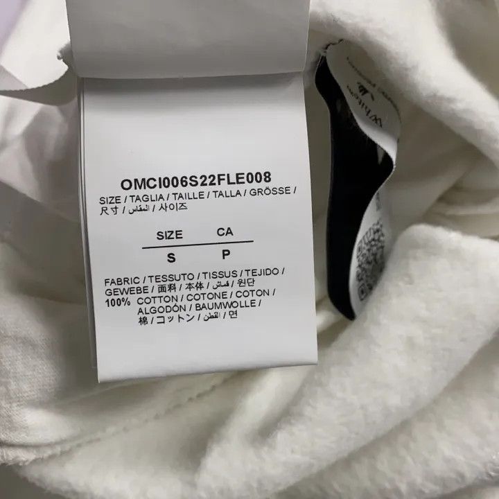 Off-White Off-White White Logo Elastic Waist Shorts 0079 Size US 27 - 2 Thumbnail
