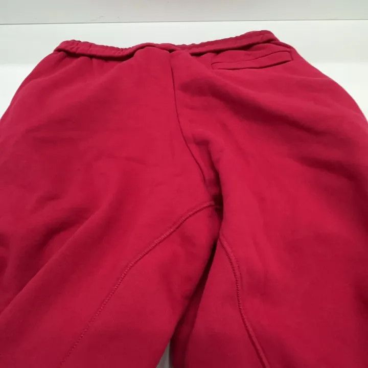 Off-White Off-White Logo Print Red Jogger Pants 0079 Size US 27 - 4 Thumbnail
