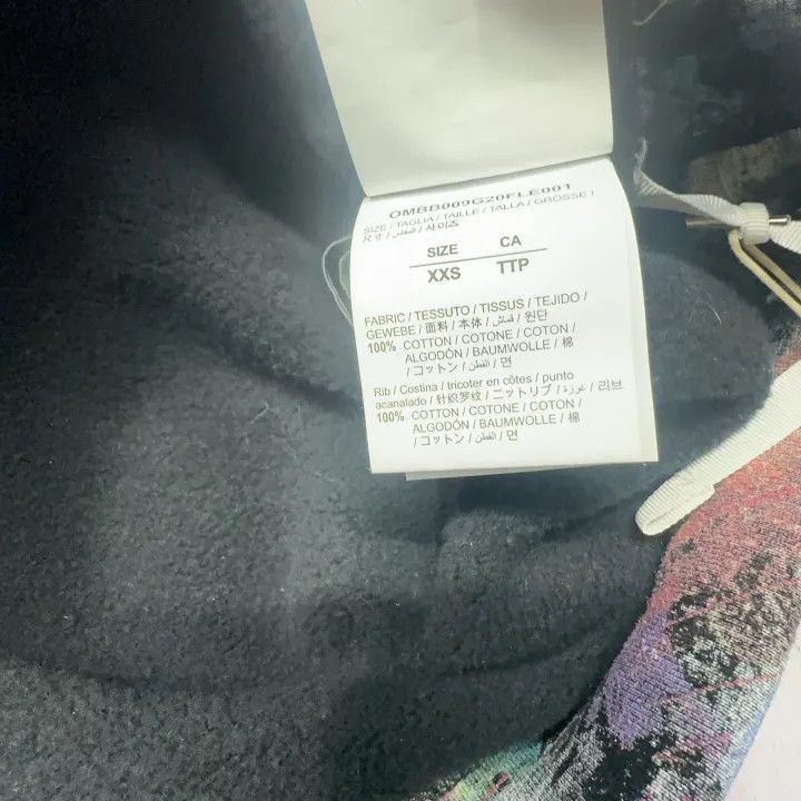 Off-White Off-White Patterned Black Hoodie for Men 0079 Size US XXS / EU 40 - 5 Thumbnail