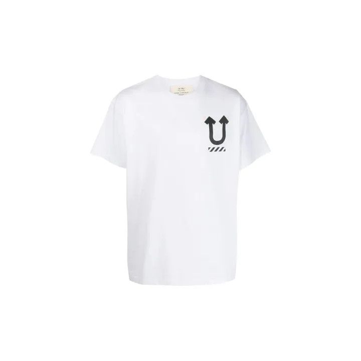 Off-White OFF-WHITE Logo Print Casual Short Sleeve T-Shirt 0079 Size US XXS / EU 40 - 2 Thumbnail