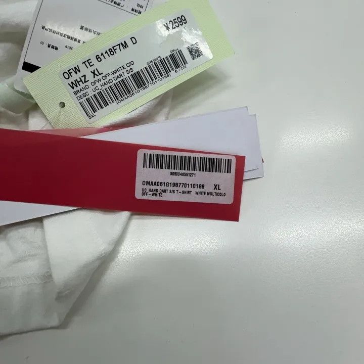 Off-White Off-White Graphic Print Crew Neck T-Shirt 0079 Size US XL / EU 56 / 4 - 2 Thumbnail