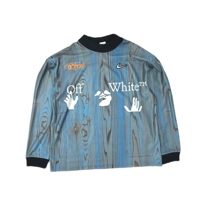 Off-White Nike x OFF-WHITE Vintage Logo Long Sleeve T-Shirt 0079 Size US XL / EU 56 / 4 - 2 Thumbnail