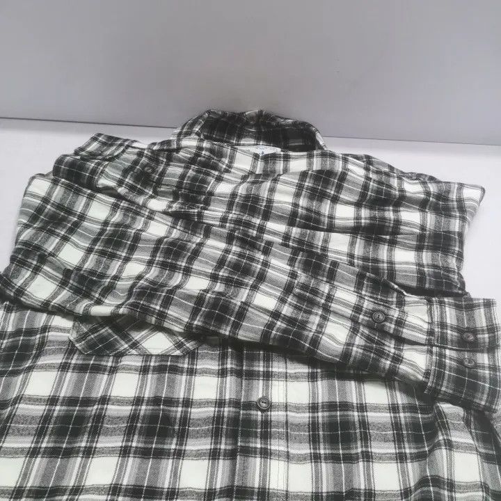 Off-White Off-White Black Checkered Long Sleeve Shirt 0079 Size US L / EU 52-54 / 3 - 6 Thumbnail
