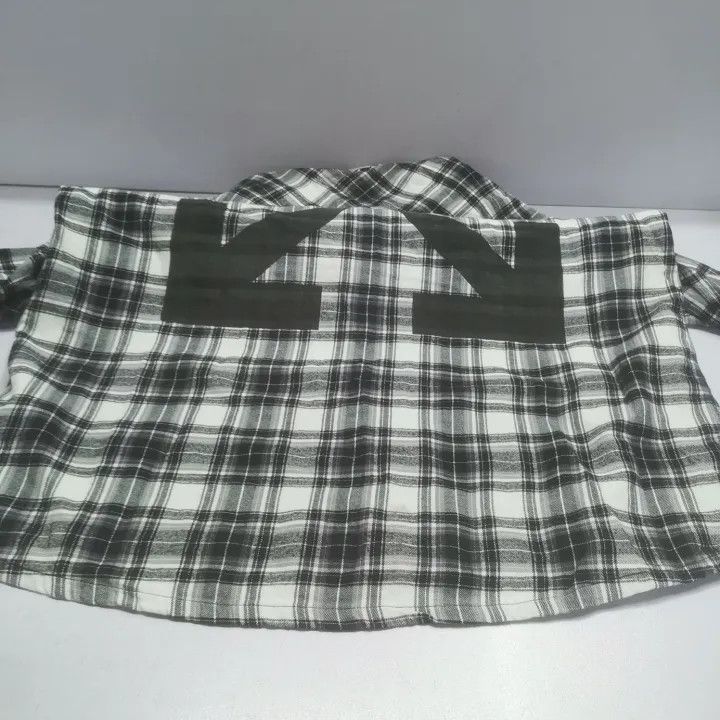 Off-White Off-White Black Checkered Long Sleeve Shirt 0079 Size US L / EU 52-54 / 3 - 11 Thumbnail