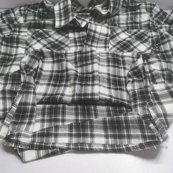 Off-White Off-White Black Checkered Long Sleeve Shirt 0079 Size US L / EU 52-54 / 3 - 10 Thumbnail