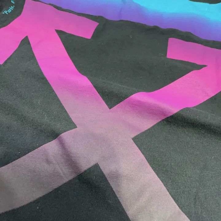 Off-White Off-White Gradient Rainbow Arrow Long Sleeve Sweatshirt 0079 Size US M / EU 48-50 / 2 - 7 Thumbnail