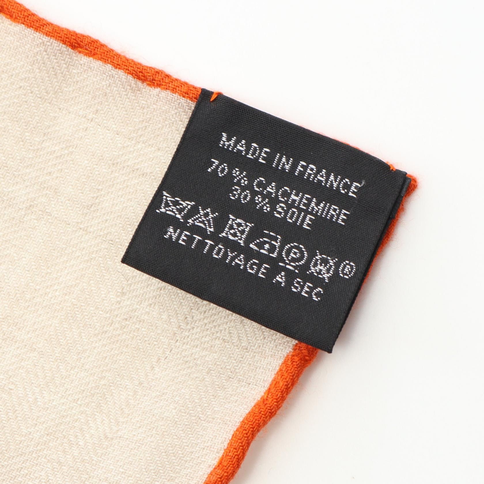 Hermes Hermes Hermes Carre 140 BOTANICA GRAFICA Silk Cashmere Scarf Others Scarf DUTY FREE for USA Size ONE SIZE - 3 Thumbnail