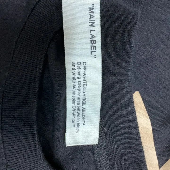 Off-White Off-White Classic Short Sleeve T-Shirt with Logo 0079 Size US L / EU 52-54 / 3 - 2 Thumbnail