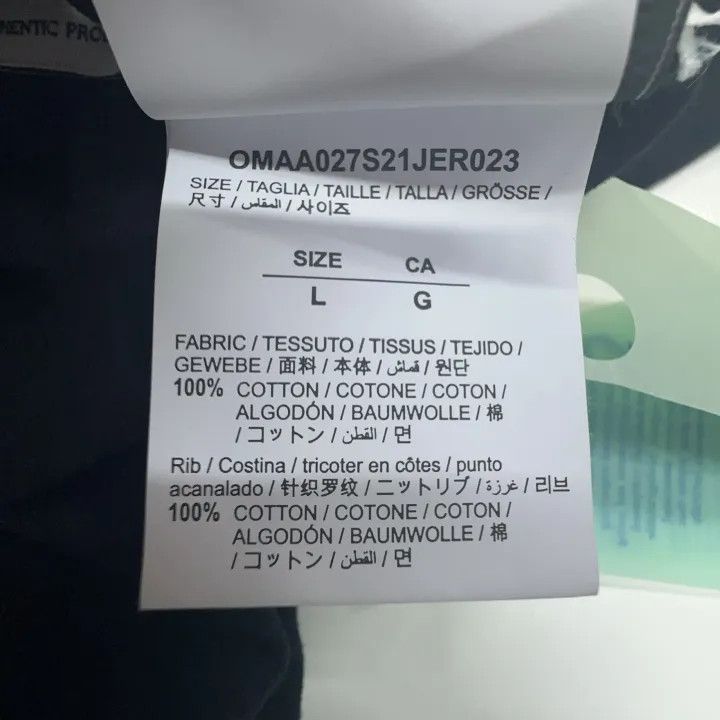 Off-White Off-White Black Apple Print Short Sleeve T-Shirt 0079 Size US L / EU 52-54 / 3 - 4 Thumbnail