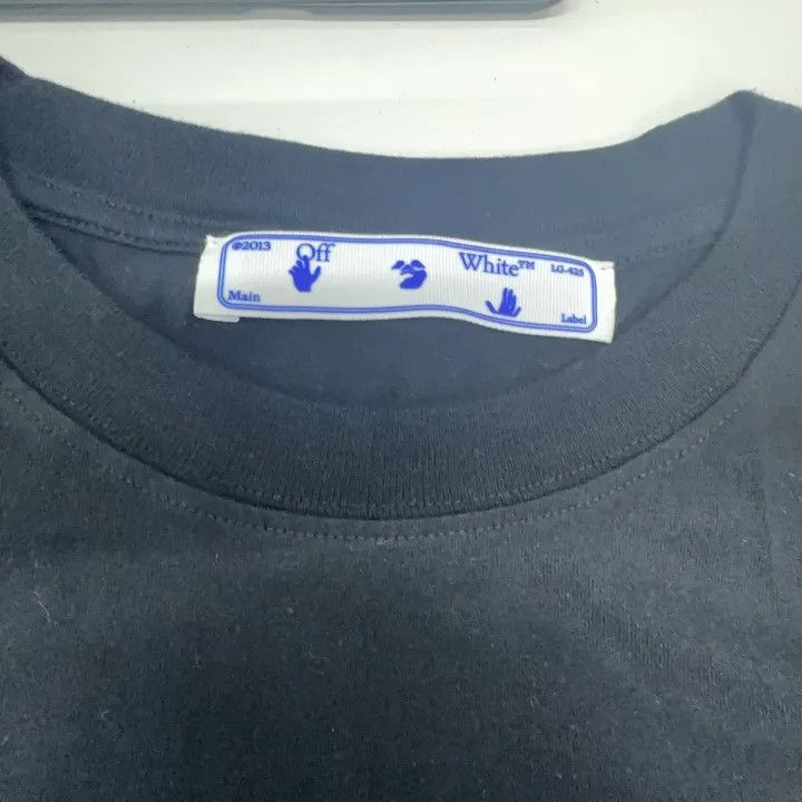 Off-White Off-White Black Apple Print Short Sleeve T-Shirt 0079 Size US L / EU 52-54 / 3 - 5 Thumbnail