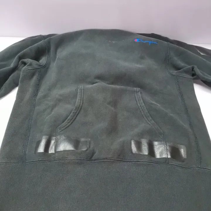 Off-White Off-White Black Logo Embroidered Hoodie 0079 Size US XS / EU 42 / 0 - 9 Thumbnail