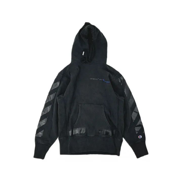 Off-White Off-White Black Logo Embroidered Hoodie 0079 Size US XS / EU 42 / 0 - 2 Thumbnail